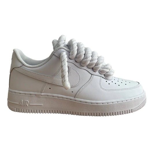 Airforce 1 White Rope Laces White